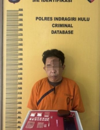 Satresnarkoba Polres Inhu Bersama Polsek LBJ Ringkus Pengedar Sabu-sabu di Kecamatan Pasir Penyu