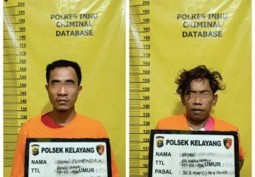 Dua Pemuda Dibekuk Polsek Kelayang Diduga Mencuri Kabel PLN