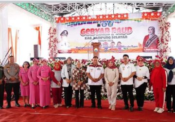 Gebyar PAUD di Natar Berlangsung Meriah, Upaya Membangun Generasi Emas Sejak Dini