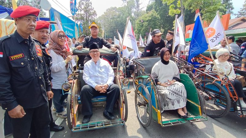 Al-Shinta Deklarasi dan Daftar ke KPU Calon Bupati dan Wakil Bupati Muara Enim Periode 2024-2029