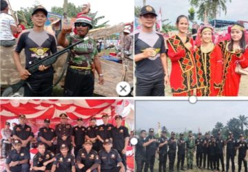 Pokdar Kamtibmas Sektor Lubuk Dalam Mengikuti Upacara HUT RI ke-79 Tahun 2024