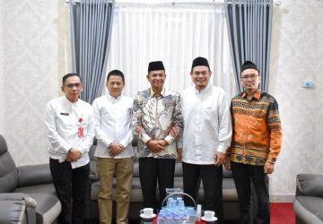 Pj Bupati Kampar Sambut Baik Audiensi Badan Wakaf Indonesia Provinsi Riau