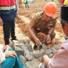 Bupati Lamsel Lakukan Peletakan Batu Pertama, SMP Negeri 4 Katibung Bakal Miliki Gedung Baru