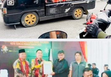 Diiringi Ribuan Pendukung, Fikar-Asma Resmi Telah Daftarkan Diri ke KPU Sungai Penuh
