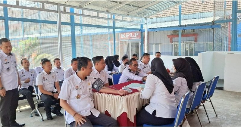 Semarak Peringatan Hari Pengayoman ke-79 Lapas Muara Enim Gelar Pemeriksaan Kesehatan