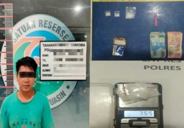 Tak Berkutik Warga Asal Palembang Langsung Diamankan Satres Narkoba Polres Muba Beserta Barang Bukti