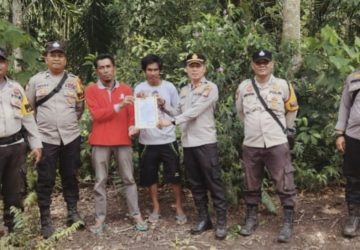 Polsek Kempas Gencar Patroli Karhutla dan Penyebaran Maklumat Kapolda Riau