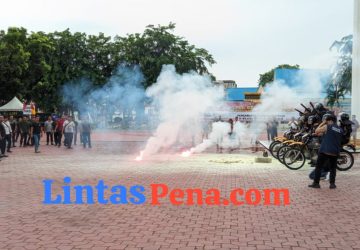Polres Bengkalis Gelar Apel Pasukan Ops Praja Lancang Kuning Sekaligus Simulasi Sispamkota Pengamanan Pilkada 2024
