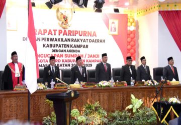 Resmi dilantik, Ini Nama-nama Anggota DPRD Kampar Periode 2024-2029