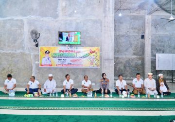 Pj Sekda Ahmad Yuzar Lepas&nbsp; Kontingen Riau untuk PON XXI Cabang Olahraga Ketahanan Berkuda 60 KM di Ponpes Alkarim Islamic School