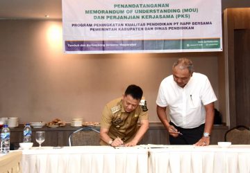 Tingkatkan Kualitas Pendidikan, Pj Bupati Kampar Jalin Kerja Sama dengan PT RAPP