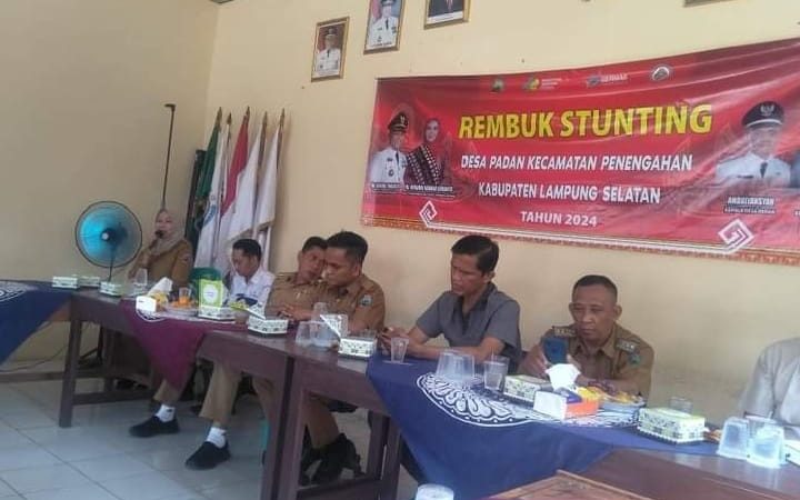 Bersama-sama Cegah Stunting, Pemdes Padan Gelar Rembuk Stunting Tahun 2024