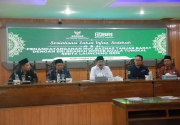 Masyarakat Lebih Mudah Berzakat: Bupati Tanjab Barat Resmikan QRIS Bersama BAZNAS dan BRI