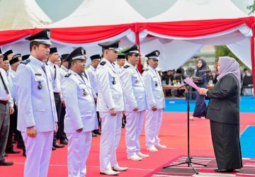 5 Kades dan 16 BPD Kecamatan Pinggir dan Talang Muandau di Perpanjang Masa Kerjanya Oleh Bupati Kasmarni
