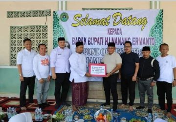 Nanang Ermanto Salurkan Dana Hibah Rp100 Juta Untuk Ponpes Mamba’ul Hikam