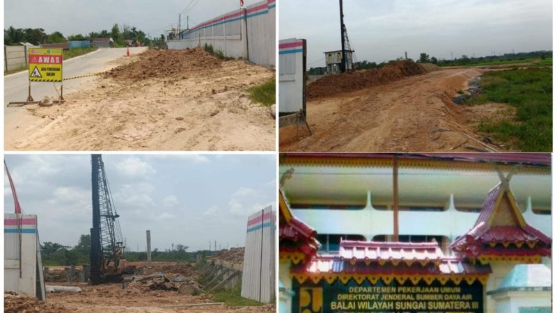 Disorot Kinerja PT. Minarta Dutahutama di Proyek UFCSI Pengendalian Banjir Pekanbaru, Plt Kabalai BWSS III Riau Disurati Lagi
