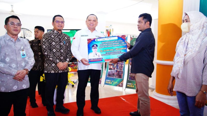 Pj Bupati H Sandi Fahlepi Apresiasi dan Dukung Penuh KUBE Dinas Sosial Pemkab Muba