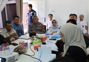 Polres Muara Enim Monitoring Persiapan Pengundian Nomor Urut Paslon Pilkada 2024