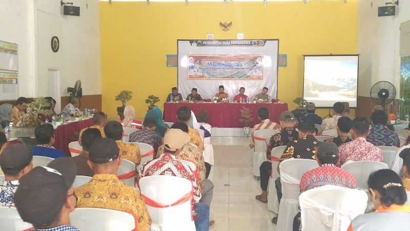 Pemdes Sripendowo Sukses Laksanakan Musrenbangdes Perubahan RPJMDes Tahun 2024-2031 dan RKPDes Tahun 2025