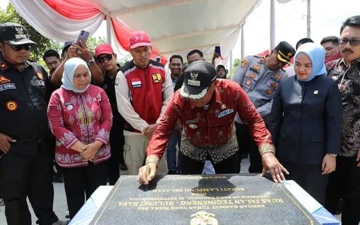Launching Jalan Kabupaten Tanpa Lubang 2025–2030, Nanang Ermanto Resmikan Jalan Kabupaten Ruas Tegineneng – Relung Jaya