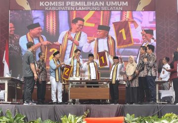 Inilah Nomor Urut Paslon Cabup Cawabup Kabupaten Lamsel