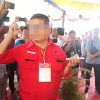 Mengenakan Baju Warna Merah Berlogo Banteng, Ngaku Wartawan Saat Konferensi Pers