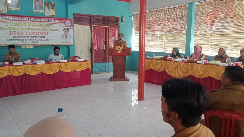 Pembangunan Infrastruktur Jalan Menjadi Skala Prioritas Pembangunan Pemdes Legundi di Tahun Anggaran 2025