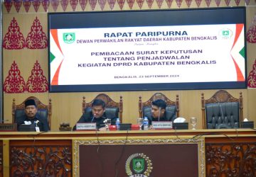 Ketua DPRD Sementara&nbsp; Septian Nugraha Pimpin Rapat paripurna Perdana