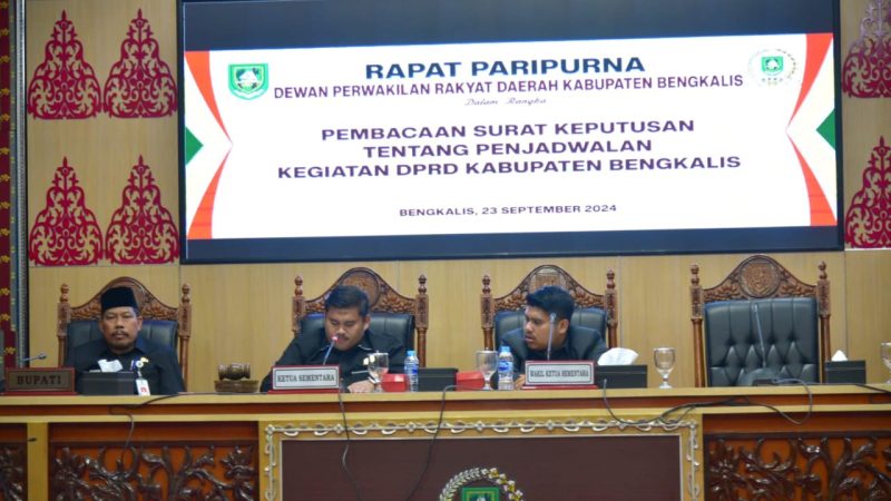 Ketua DPRD Sementara&nbsp; Septian Nugraha Pimpin Rapat paripurna Perdana