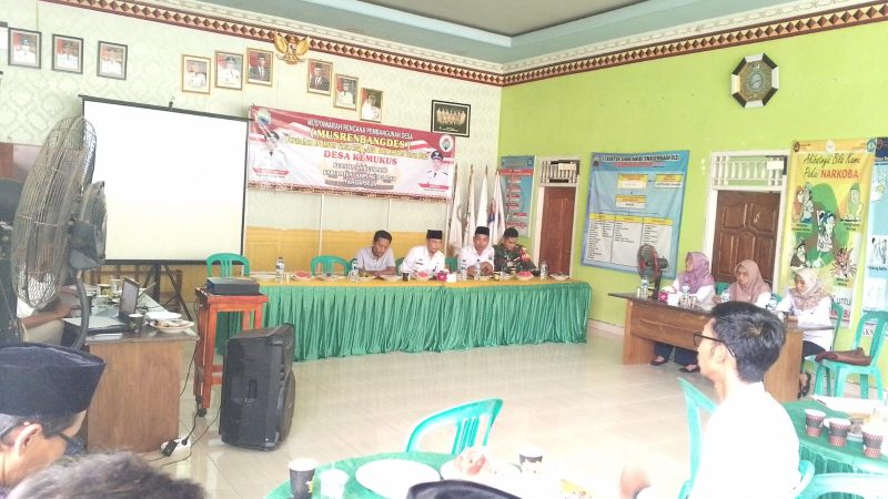 Pemdes Kemukus Sukses Gelar Musrenbangdes Perubahan RPJMDes Tahun 2021-2029 dan RKPDes Tahun 2025