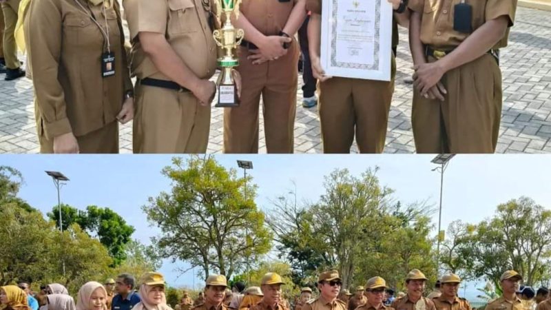 Sekretariat DPRD Kota Sungai Penuh Raih Juara 1 Lomba Barisan Indah dan K3 di Peringatan HUT RI ke-79