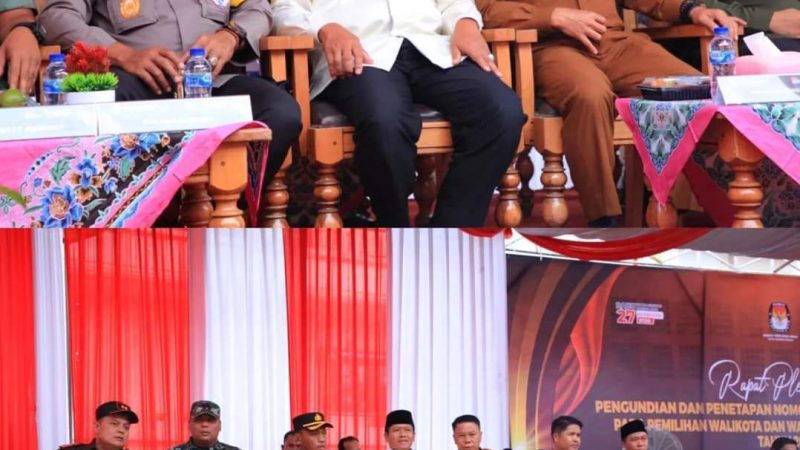 KPU Kota Sungai Penuh Tetapkan Nomor Urut Paslon Wali Kota dan Wakil Wali Kota untuk Pilkada 2024