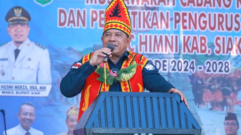 Bupati Siak Dukung Pelestarian Budaya Nias dalam Muscab ke-IV dan Pelantikan DPC HIMNI