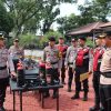 Mantap! Polres Nias Gelar Apel Sarana dan Prasarana di Halaman Polres Nias