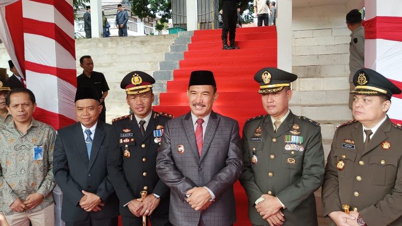 Pj Bupati Kerinci Asraf Hadiri Upacara Peringatan HUT TNI ke-79 Tahun 2024