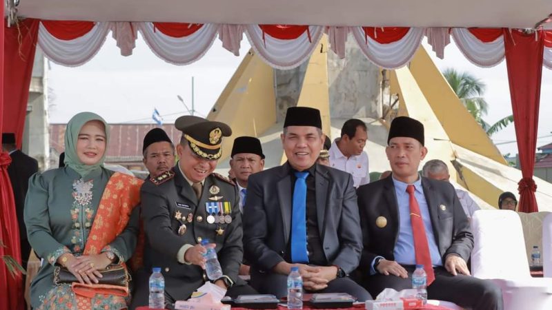Pjs Bupati Tanjabbar Ikuti Upacara HUT TNI ke-79 di Alun-Alun Kualatungkal