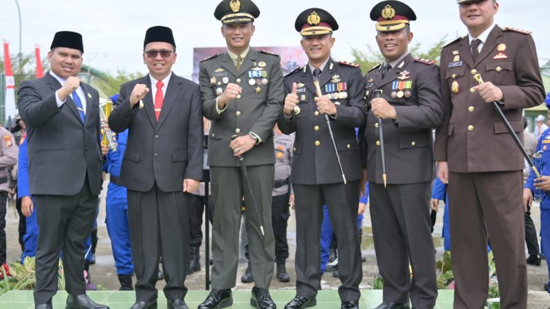 Pjs Bupati Bengkalis Hadiri Upacara HUT Ke-79 TNI di Makodim 0303/Bengkalis