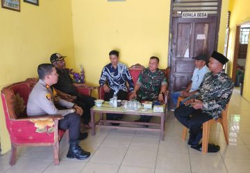 Kapolsek Bersama Forkopimcam Kempas Jalin Kemitraan, Jaga Kondusifitas Masa Kampanye