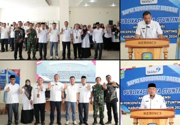 Buka Rakor Publikasi Data Stunting Kabupaten Kerinci, Pj Bupati Asraf Apresiasi Kerja Keras Tim yang Terlibat