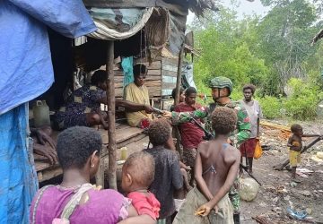 Satgas Yonif 141/AYJP Patroli Rutin di Merauke Papua Berikan Rasa Aman