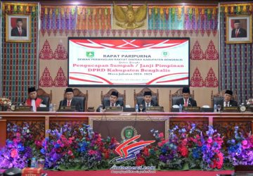 DPRD Gelar Rapat Paripurna Pengucapan Sumpah/Janji Pimpinan DPRD Masa Jabatan 2024-2029