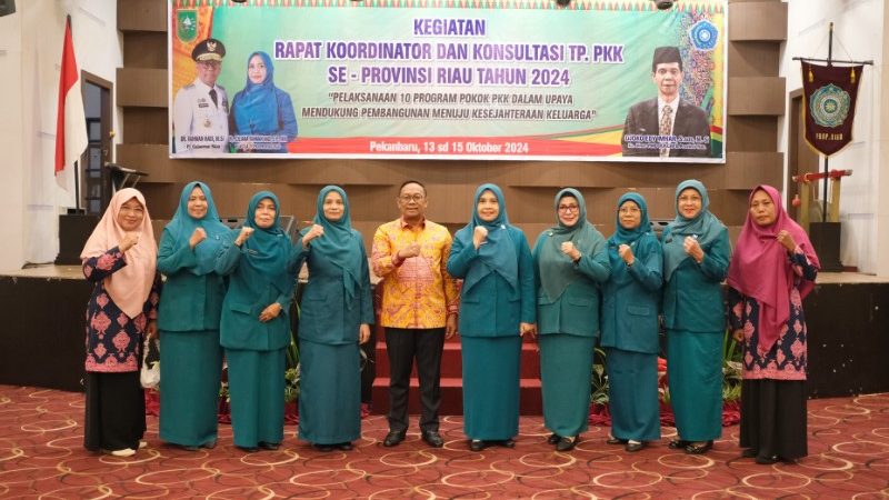 Rapat Koordinasi Dan Konsultasi TP-PKK Tingkat Provinsi Riau 2024
