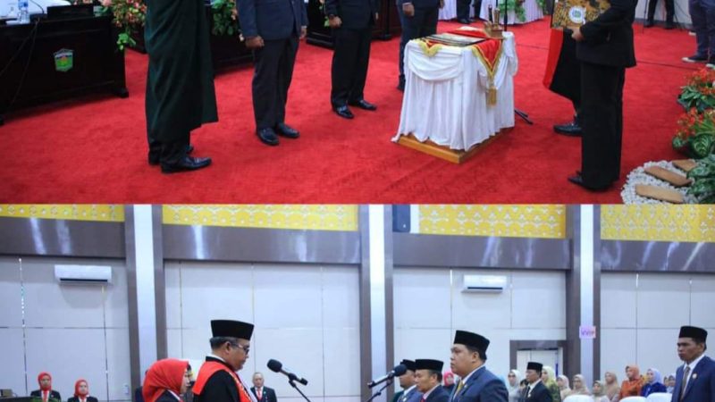 Pengucapan Sumpah Pimpinan Definitif DPRD Kota Sungai Penuh