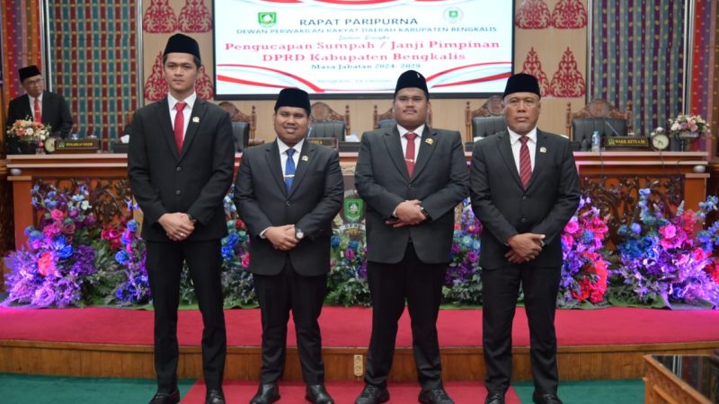 Sah, Septian Nugraha Menjabat Ketua DPRD Kabupaten Bengkalis Periode 2024-2029