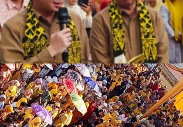 Ribuan Masa Meledak Deklarasi Fikar Asma Di Kecamatan Tanah Kampung