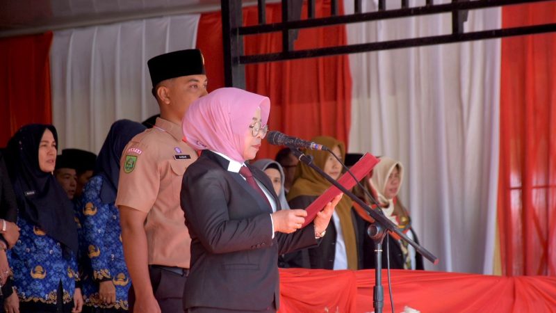 Pj Sekda Kampar Pimpin Upacara Peringatan Hari Sumpah Pemuda ke-96 Tahun 2024 Tingkat Kabupaten Kampar