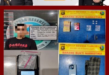 Satres Narkoba Polres Muba Berhasil Mengamankan Pelaku Pengedar Narkotika Jenis Sabu