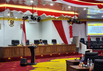 DPRD Kampar Gelar Rapat Paripurna Penetapan Pimpinan