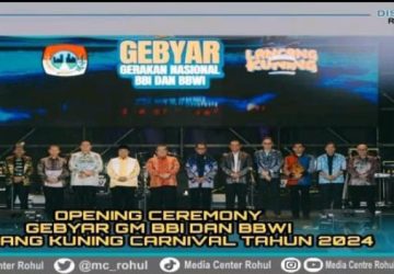 Bupati Rohul Hadiri Pembukaan Gebyar Lancang Kuning Carnival 2024