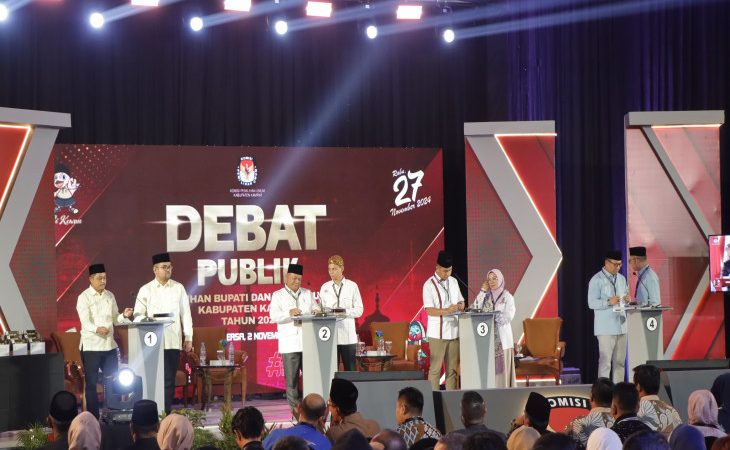 Debat Publik Pasangan Bupati dan Wakil Bupati Kampar Sukses Bejalan Lancar